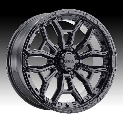 Ultra 126BK Warmonger 6 Gloss Black Custom Truck Wheels 1